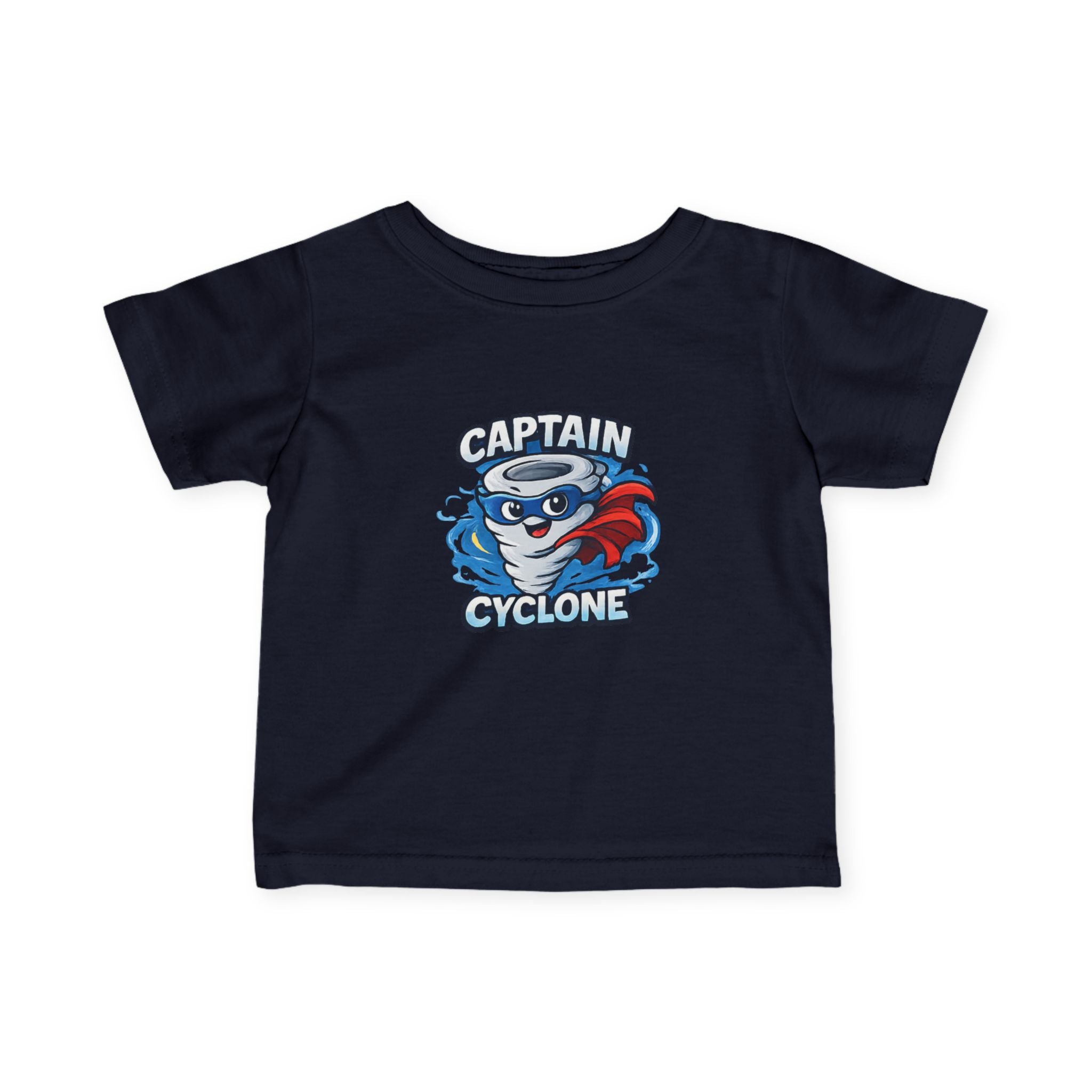 Captain Cyclone Baby T‑Shirt Navy