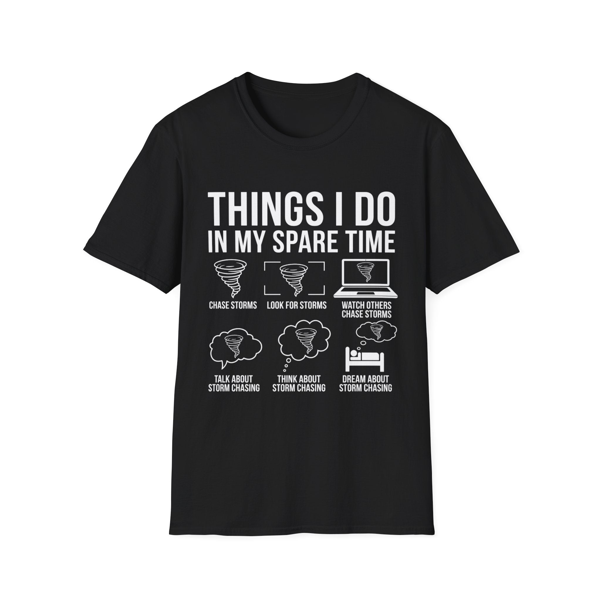 Things I Do in My Spare Time Tee Black