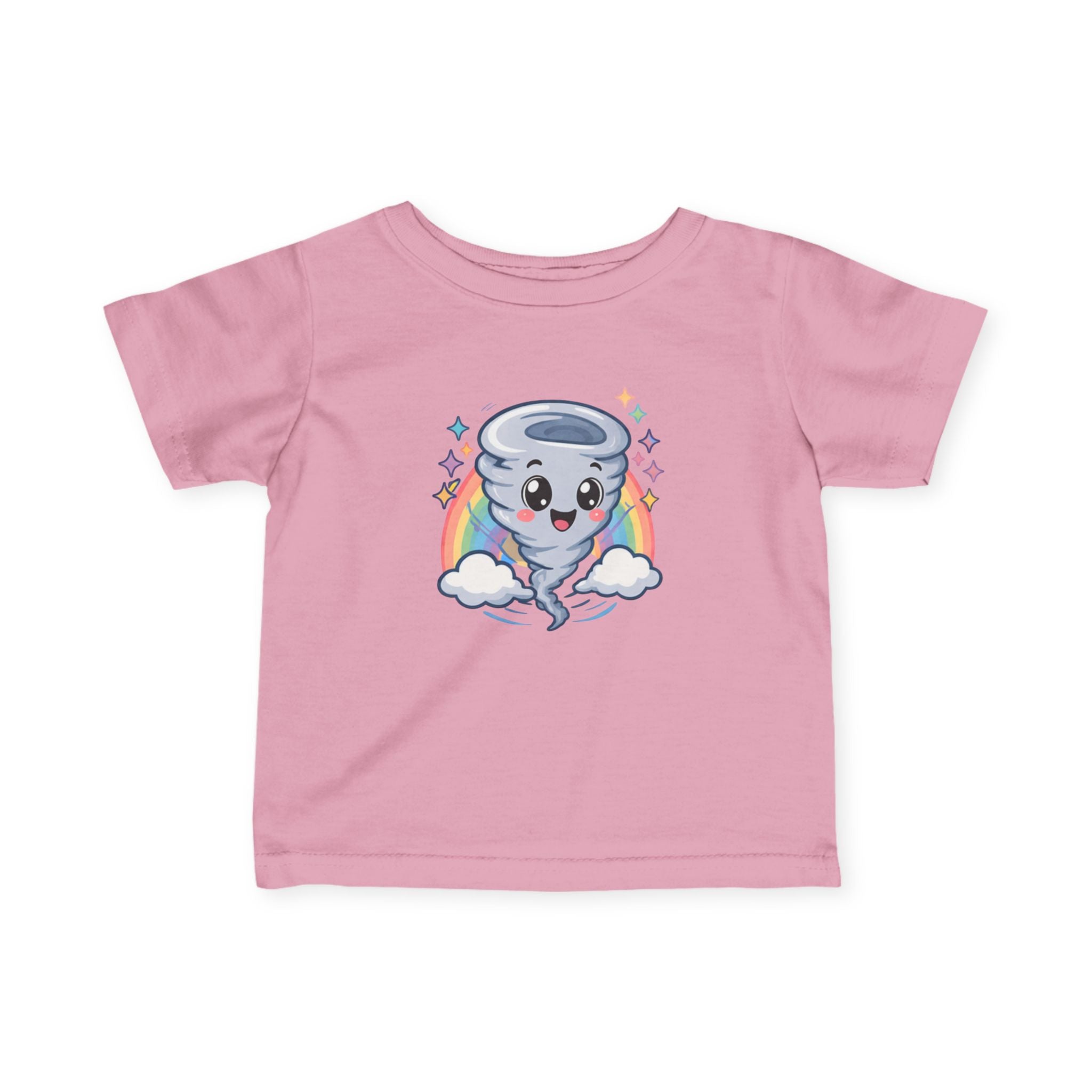 Cute Tornado Baby T Shirt Pink