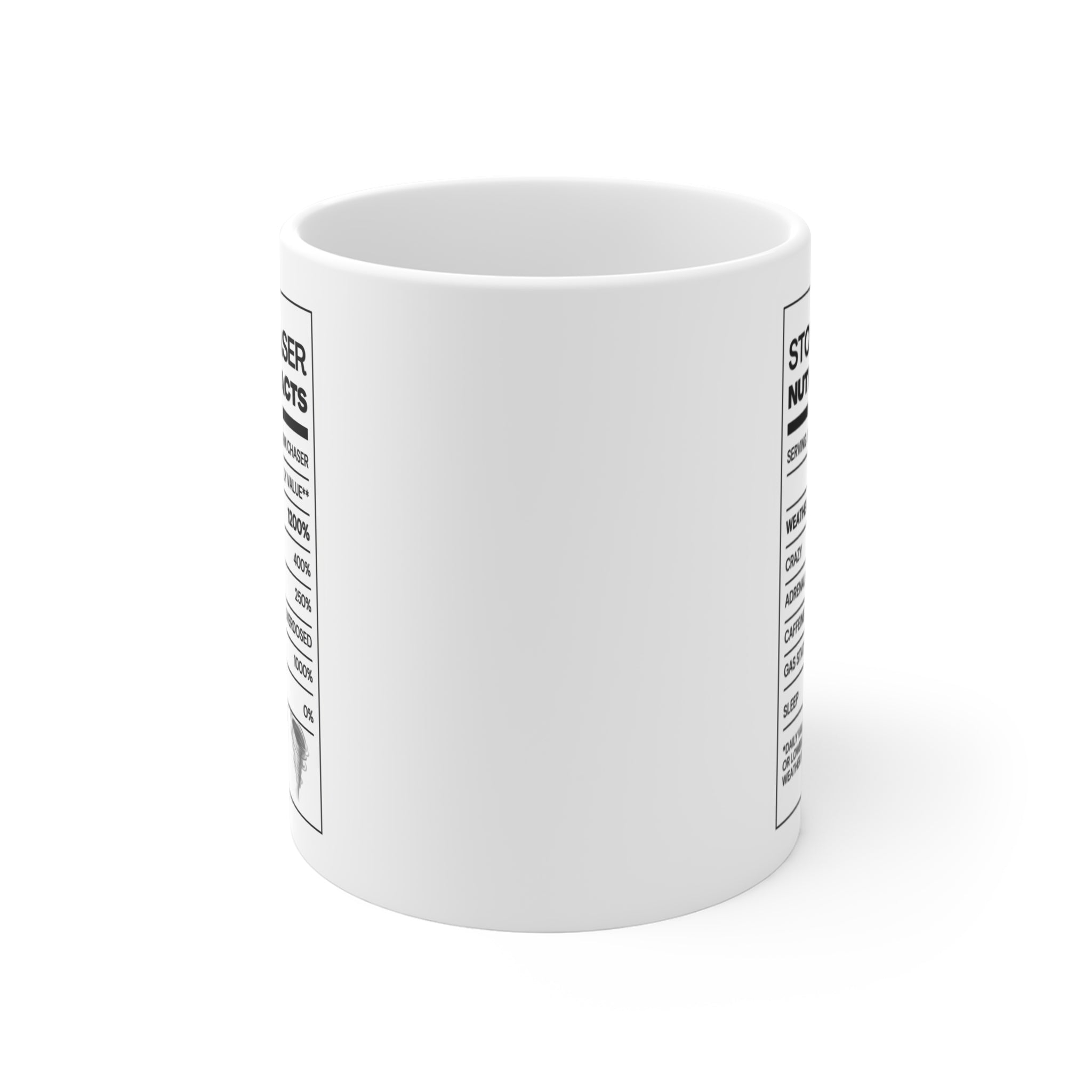 Nutrition Facts Coffee Mug